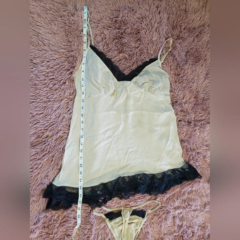 Vintage Victoria's Secret Silk Babydoll - Picture 11 of 14